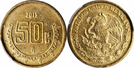 Twentieth Century (Modern)

MEXICO. Mint Error -- Struck on Wrong Planchet -- 50 Centavos, 2019-Mo. Mexico City Mint. PCGS MS-65 Gold Shield.

cf....