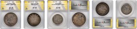 Mexico Mixed Lots

MEXICO. Trio of Silver Denominations (3 Pieces), 1818-1915. All ANACS Certified.

1) 8 Reales, 1818-Mo JJ. ANACS EF-45 Details,...