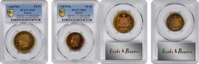 MONACO

MONACO. Duo of Aluminum-Bronze 2 and 1 Franc Essais (Patterns) (2 Pieces), ND (1943 & 1945). Both PCGS Gold Shied Certified.

1) 2 Francs....