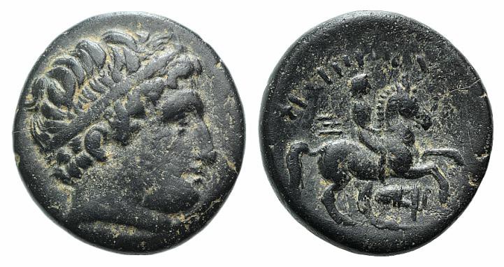 Kings of Macedon, Philip II (359-336 BC). Æ Unit (19mm, 5.69g, 12h). Uncertain m...
