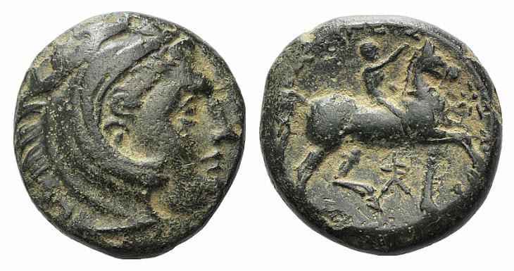 Kings of Macedon, Kassander (316-297 BC). Æ (18mm, 5.77g, 9h). Uncertain mint in...