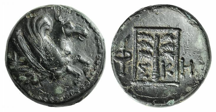Troas, Skepsis, 4th-3rd centuries BC. Æ (14mm, 3.58g, 12h). Forepart of Pegasos ...
