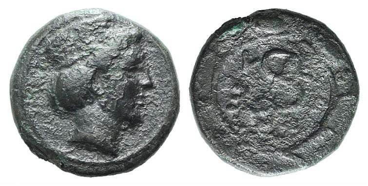 Troas, Zeleia, c. 4th century BC. Æ (10mm, 1.35g, 12h). Head of Artemis r., wear...
