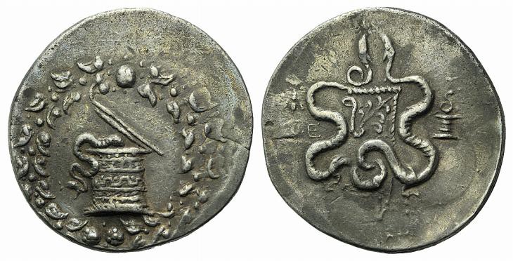 Ionia, Ephesos, c. 180-67 BC. AR Cistophoric Tetradrachm (30mm, 12.52g, 12h). Ci...