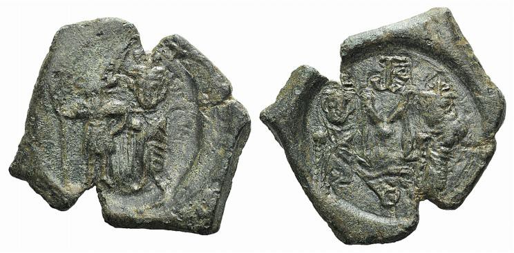 Constans II (641-668). Æ 40 Nummi (29mm, 6.03g, 5h). Syracuse, 659-668. Constans...