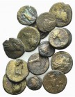 Lot of 15 Greek AE coins, to be catalog. Lot sold as it, no return