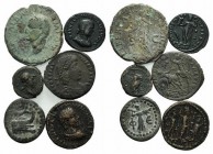 Mixed lot of 6 Æ coins, including 2 Greek, 1 Roman Provincial and 3 Roman Imperial, to be catalog. Lot sold as is it, no returns
