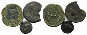 Lot of 3 Roman Provincial Æ coins, to be catalog. Lot sold as it, no returns