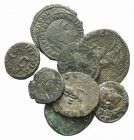 Mixed lot of 9 Æ coins, including 3 Roman Provincial and 6 Roman Imperial, to be catalog. Lot sold as is it, no returns