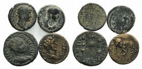 Lot of 4 Roman Provincial Æ coins to be catalog. Lot sold as is, no returns