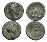 Lot of 2 Roman Provincial AR coins to be catalog. Lot sold as is, no returns