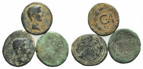 Lot of 3 Roman Provincial AE coins to be catalog. Lot sold as is, no returns