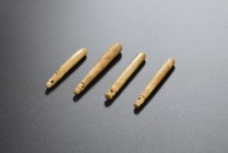 Lot of 4 engraved bone pendants. 3th-2nd cent. BC. All intact