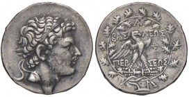 MACEDONIA Perseo (179-168 a.C.) Tetradramma – Testa a d. – R/ Aquila a d. su fulmine - S. 6804 AG (g 17,19)
BB