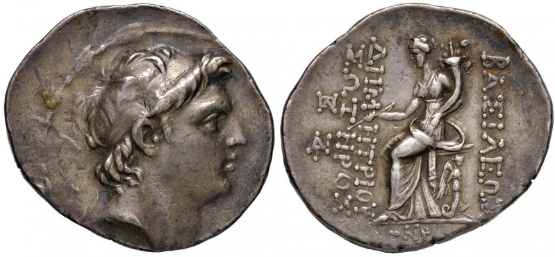 SIRIA Demetrios (161-152 sec. a.C.) Tetradramma – Testa diademata a d. – R/ La T...