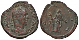 Traiano Decio (249-251) Sesterzio – Busto radiato drappeggiato a d. – R/ La Dacia stante a s. -RIC 112; C. 18 AE (g 18,54)
qSPL
