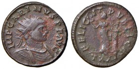 Carino (283-285) Antoniniano (Ticinum) R/ La Felicità stante a s. - RIC 295 MI (g 3,60)
qBB