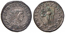 Diocleziano (284-305) Antoniniano (Lugdunum) Busto radiato a d. – R/ Giove stante a s. – RIC 54 MI (g 4,60)
SPL