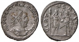 Galerio (305-311) Follis (Alexandria) Testa laureata a d. &ndash; R/ Genio stante a s. &ndash; RIC 79 AE (g 6,71)
SPL