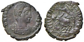 Teodosio (379-395) AE (Kizicus) Busto diademato a d. – R/ La Vittoria andante a s. – AE (g 1,13)
BB
