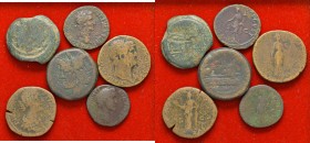 Lotto di sei bronzi romani come da foto. Sold as is no return
MB