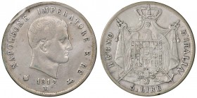MILANO Napoleone (1805-1814) 5 Lire 1812 puntali aguzzi – Gig. 112 AG Sigillato qBB da Numismatica Sicula
MB+