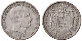 BOLOGNA Napoleone (1805-1814) Lira 1812 Puntali sagomati – Gig. 165 AG (g 4,92) Piccola macchia al D/
MB+/qBB