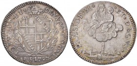 BOLOGNA Governo Popolare (1796-1797) Mezzo scudo 1797 – Pag. 40/C AG (g 14,38) Ex Nomisma 15/10/2006 lotto 1702. Splendido esemplare,
SPL/qFDC