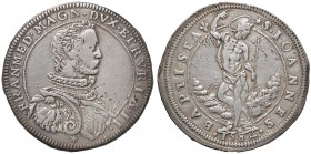FIRENZE Francesco I (1574-1587) Piastra 1584 &ndash; MIR 181/7 AG (g 32,54) R Lucidata. Leggermente porosa e piccole screpolature tipiche dell&rsquo;e...