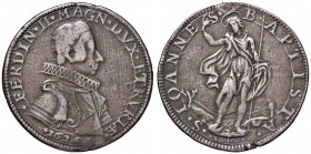 FIRENZE Ferdinando II (1621-1670) Piastra 1630 (due millesimi) – MIR 291/4 AG (g 32,14) Tracce di appiccagnolo
B