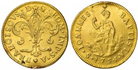 FIRENZE Francesco II (1737-1765) Ruspone 1754 – MIR 359/8 AU (g 10,41) RR Traccia d’appiccagnolo
qBB