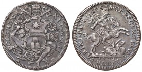 Clemente XI (1700-1721) Mezza piastra 1702 A. II – Munt. 55 AG (g 15,84) Foro otturato
BB
