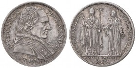 Pio VIII (1829-1830) 30 Baiocchi 1830 A. II – Nomisma 112 AG (g 7,92)
SPL+