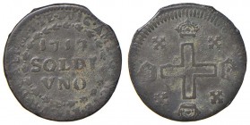 Vittorio Amedeo II (1680-1713) Soldo 1717 – MIR 888a MI (g 1,80) Depositi
qBB