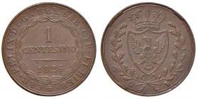 Carlo Felice (1821-1831) Centesimo 1826 Torino P. – Nomisma 621 CU (g 2,07) 
SPL/SPL+