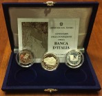 REPUBBLICA ITALIANA (1947-) 100, 200 e 500 Lire 1993 – AG Trittico Banca D’Italia. In astuccio originale
FS