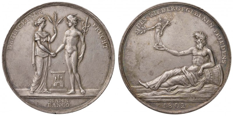 SELEZIONE DI MEDAGLIE DELL’ETÀ NAPOLEONICA Medaglia 1802 Pace di Amiens – Opus: ...