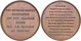 SELEZIONE DI MEDAGLIE DELL’ETÀ NAPOLEONICA Medaglia 1805 Inaugurazione delle bandiere donate da Napoleone al tribunato dopo la vittoria di Austerlitz ...