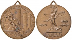 MEDAGLIE FASCISTE Medaglia A. XV Adunata nazionale Genieri. Napoli – AE (g 14,09 – Ø 32 mm)
SPL