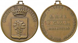 Medaglia 1990 Comune di Maranello. 45° anniversario della liberazione - AE (g 32,12 – Ø 42 mm)
SPL