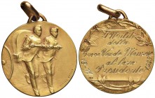 Medaglia I militi della Croce Verde di Monza al loro presidente – AU (g 8,43 – Ø 26 mm) 
SPL