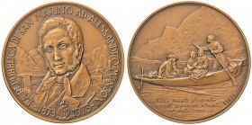 Medaglie – San Marino - Medaglia 1973 centenario manzoniano – AE (g 87,84 – Ø 58 mm) In scatola con certificato
FDC