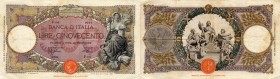 Banca d’Italia – 500 Lire 17/06/1938 F148 9234 – Gig. BI 29N Pieghe, piccoli forellini. Macchiette
MB/BB