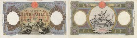 Banca d’Italia – 1.000 Lire 06/08/1943 D194 1040 – Gig. BI46G RR Pieghe
BB+
