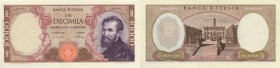 Banca d’Italia – 10.000 Lire 04/01/1968 D0331 066545 – Gig. BI 74E Lieve traccia di piegatura centrale
qFDS