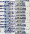 Banca d’Italia – 10.000 Lire – Gig. BI 76A, B, C, D, E, F, G, H, K Lotto di nove pezzi
FDS