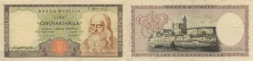 Banca d’Italia – 50.000 Lire 19/07/1970 Y 029519 L – Gig. BI 78B2 R Pieghe e piccoli strappi. Macchiette al R/
BB