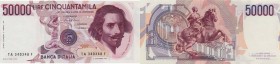 Banca d’Italia – 50.000 Lire 15/03/1984 TA 340348 F – Gig. BI 80A Lieve piegatura a destra
FDS