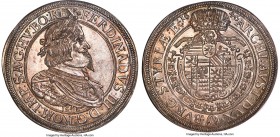 Ferdinand III Taler 1646 MS64 NGC, Graz mint, KM920, Dav-3189. Profoundly lustrous for a coin of its age and type and expressing well-balanced, sharp ...