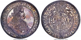Leopold I Taler 1678-IAN MS62 NGC, Graz mint, KM1272, Dav-3232. Utterly captivating, and nearly the ideal type coin, the features on this taler quite ...